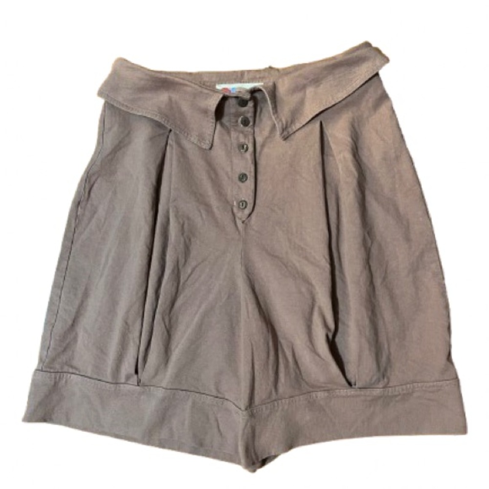 FREE PEOPLE women's Tan Button-Up Shorts